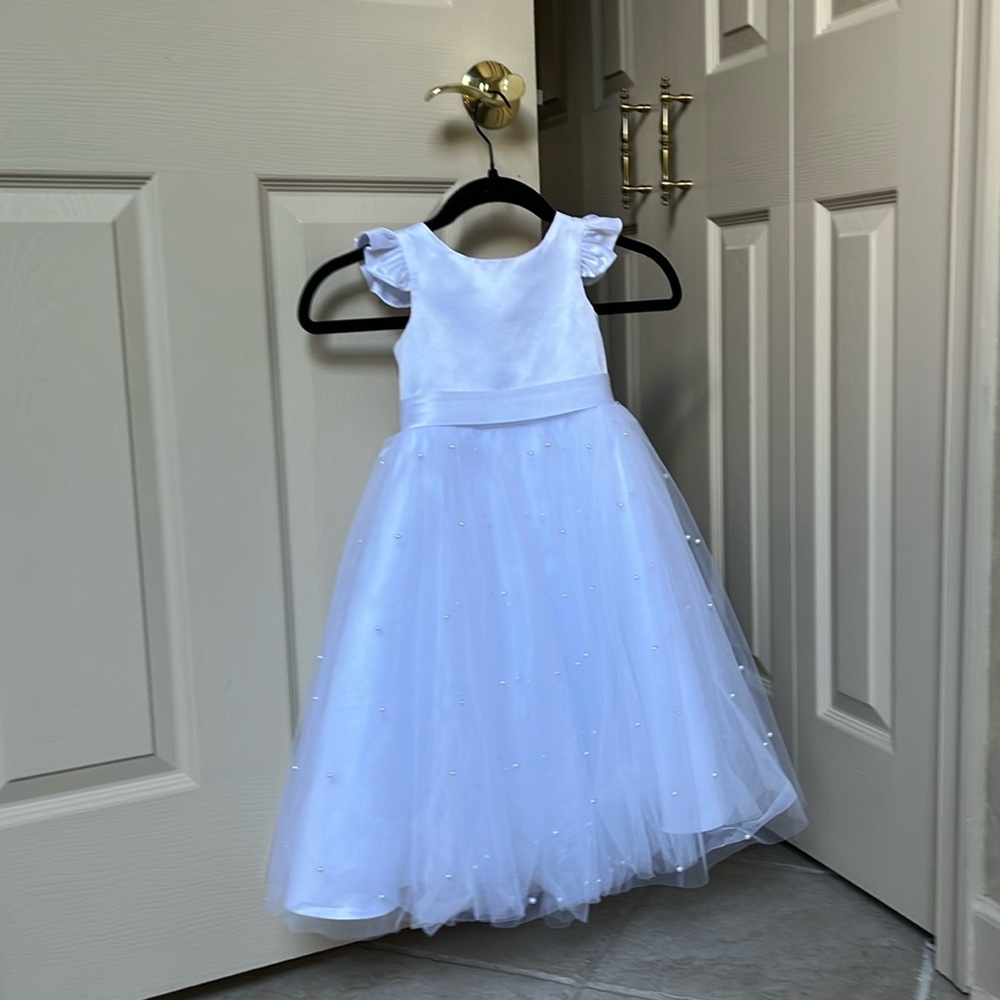 First holy communion dress.   Tea length. 4T